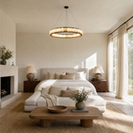 Votelle Modern Alabaster Ring Chandelier
