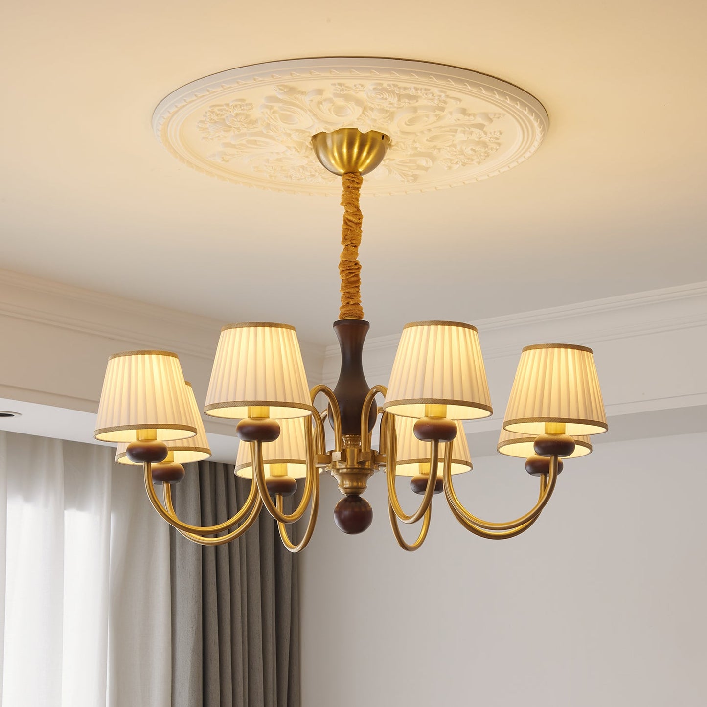 Walden Pleat Chandelier - YIOSI