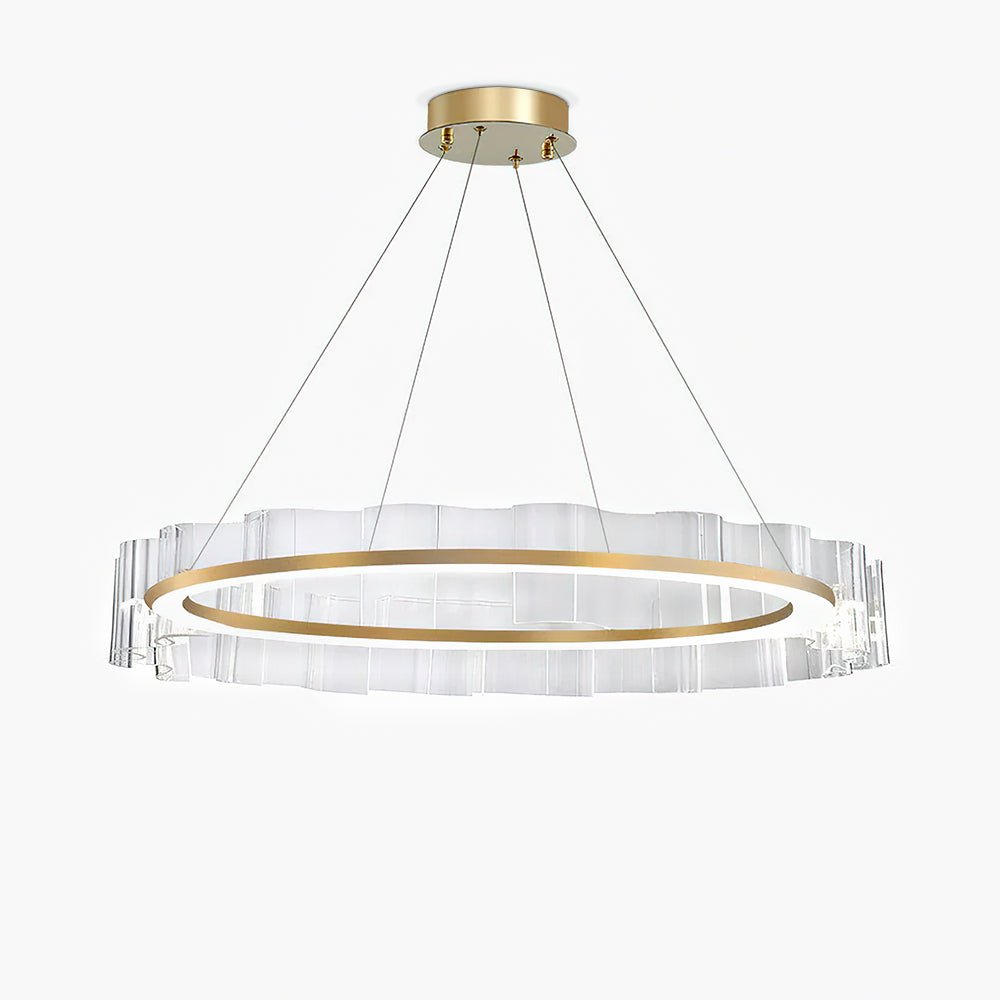 Water Wave Glass Chandelier - YIOSI