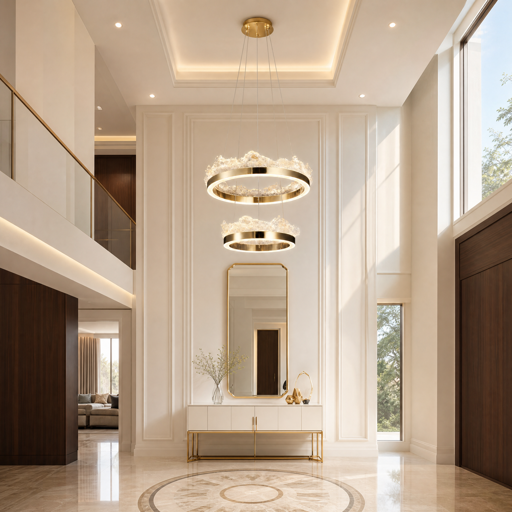 Wind & Wave Modern Sculptural Pendant Light
