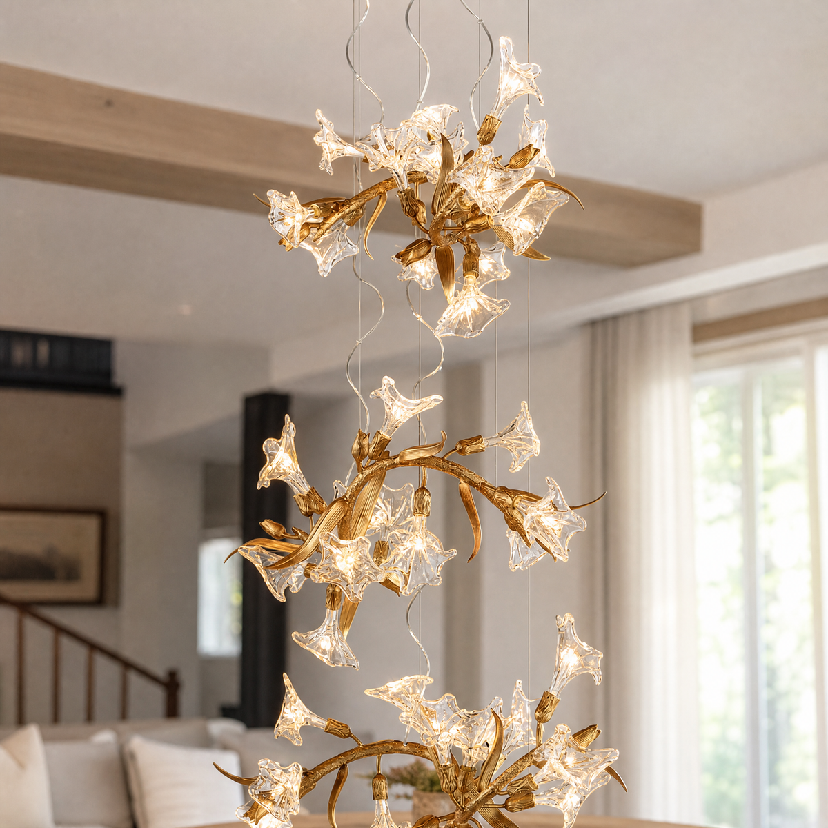 Wisteria Bloom Cascade Chandelier