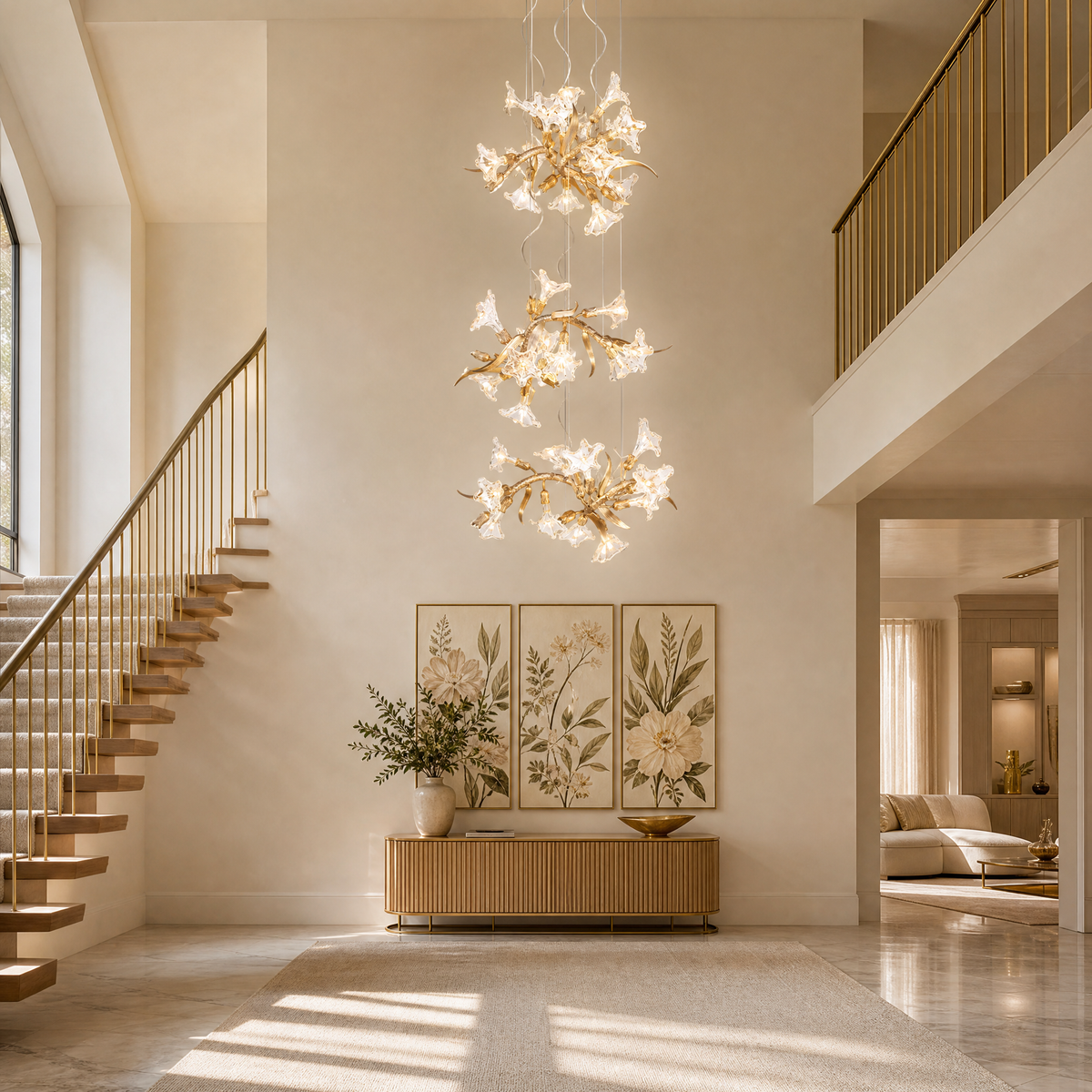 Wisteria Bloom Cascade Chandelier