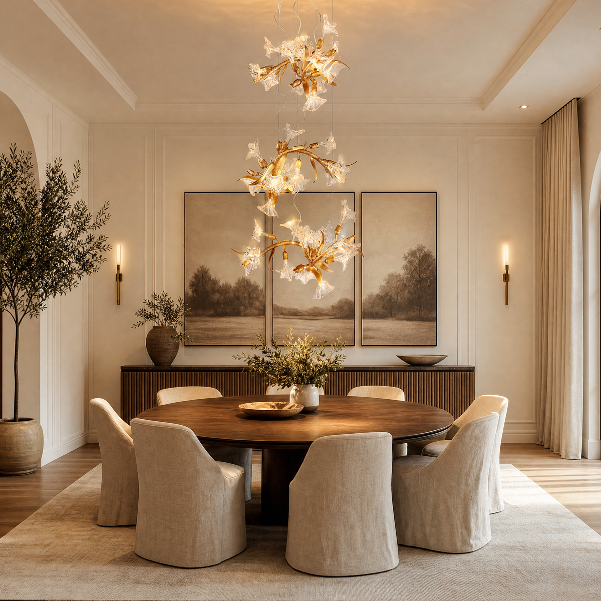 Wisteria Bloom Cascade Chandelier
