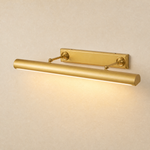 Chandelier in handcrafted brushed brass