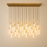 Pendant Light in plated gold