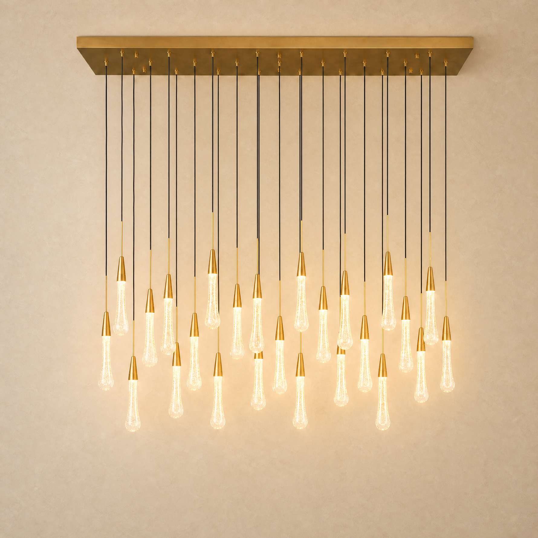 Pendant Light in plated gold