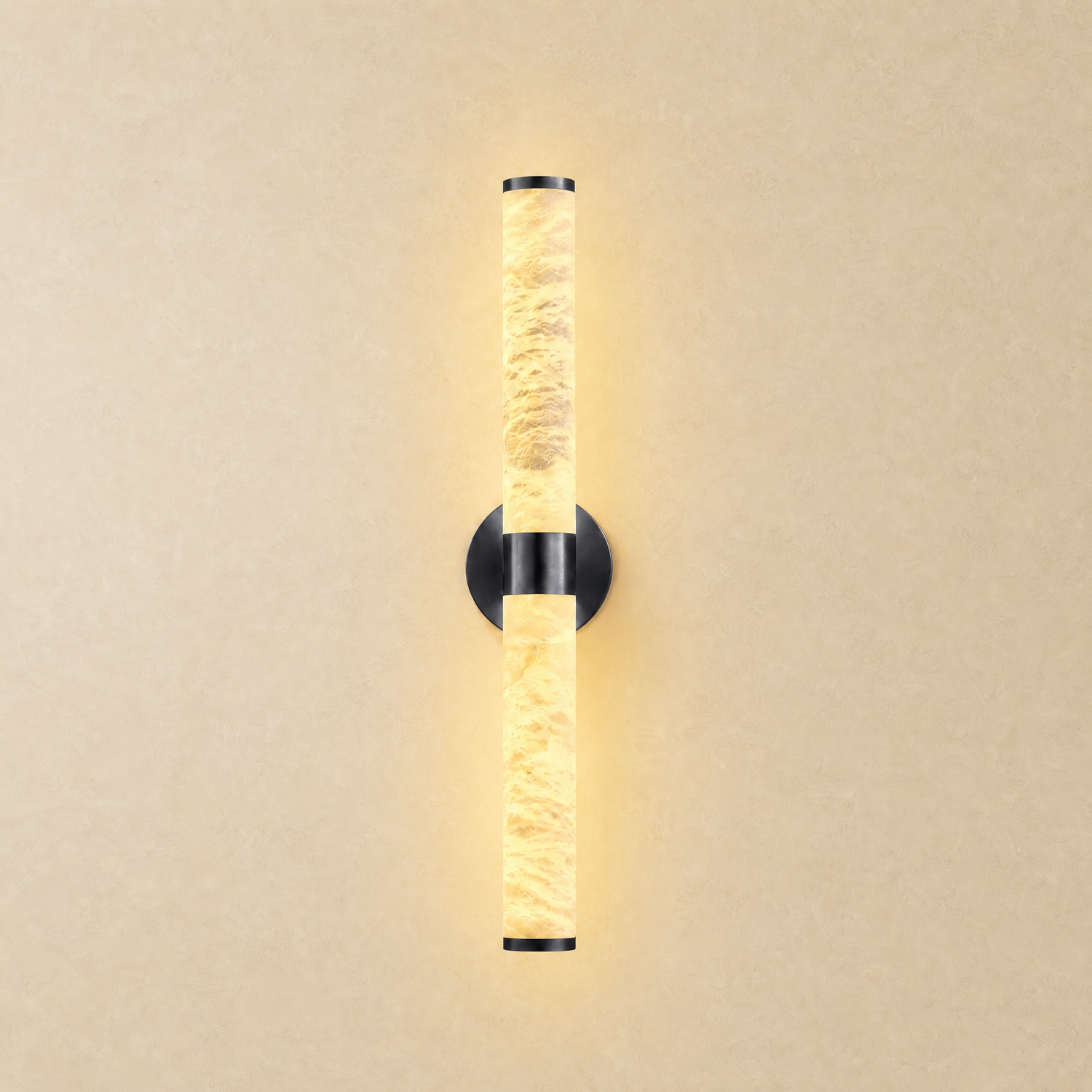 Wall Sconce in black