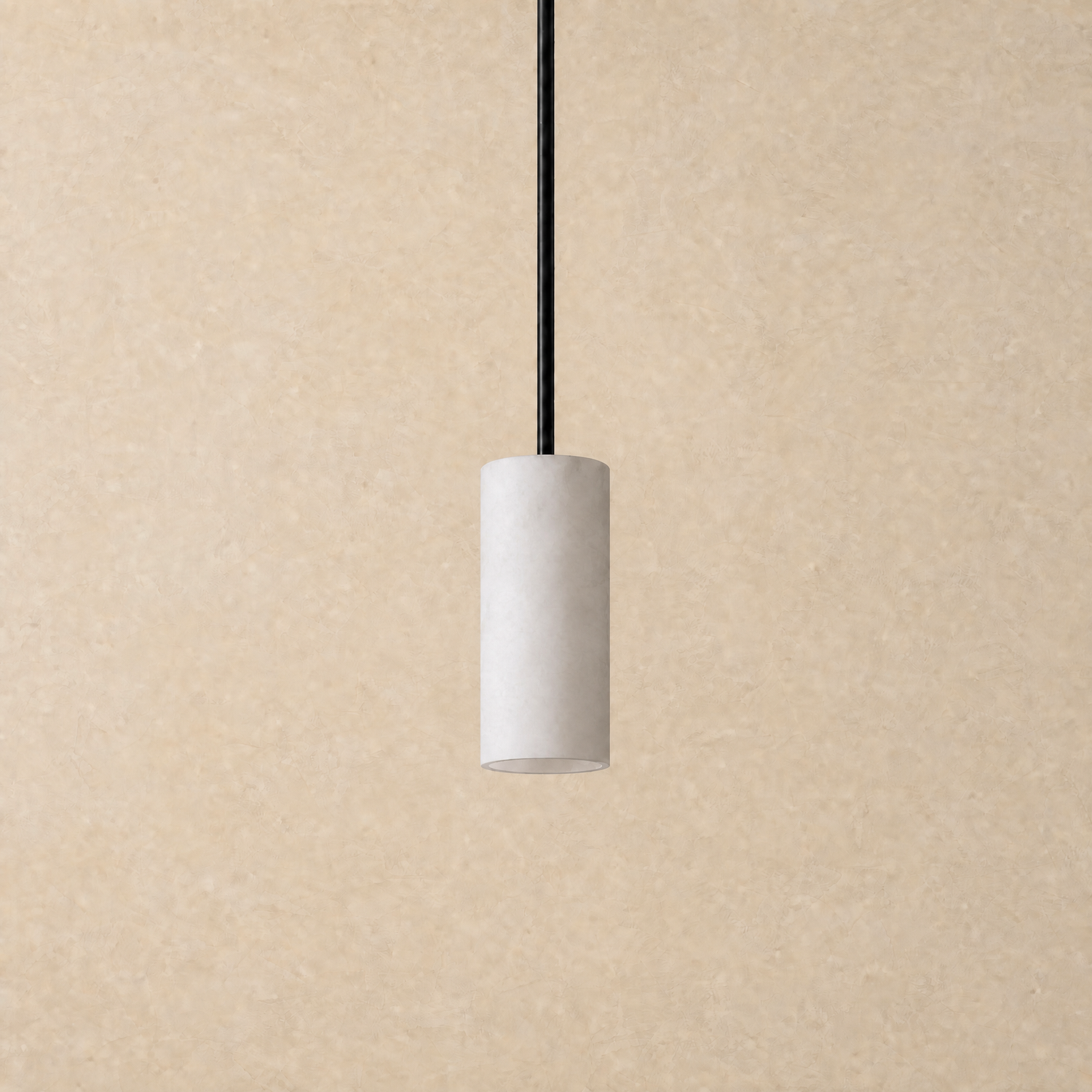 Chandelier in a kitchen island