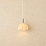 Dome Pendant Light in brass
