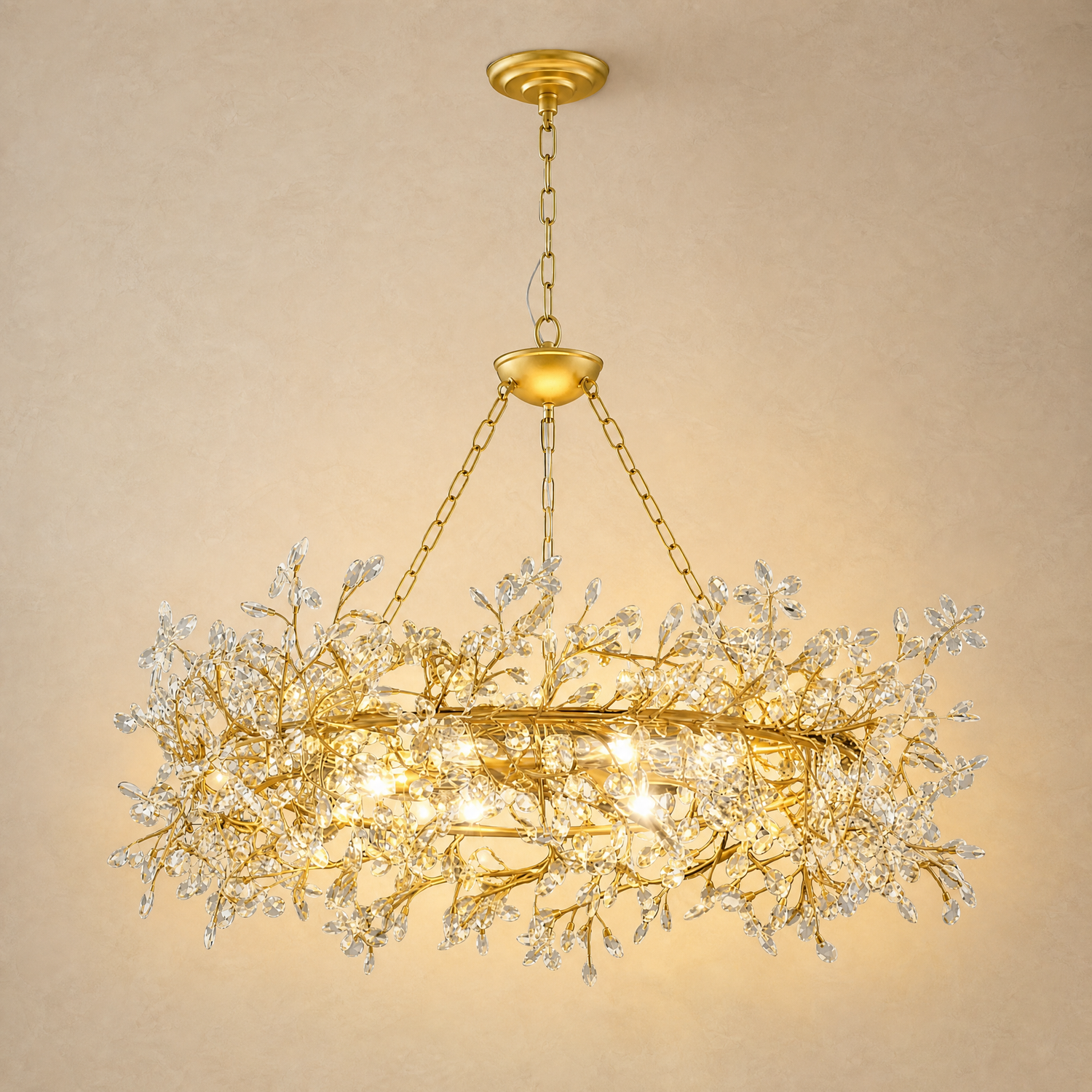 Pendant Light in gold