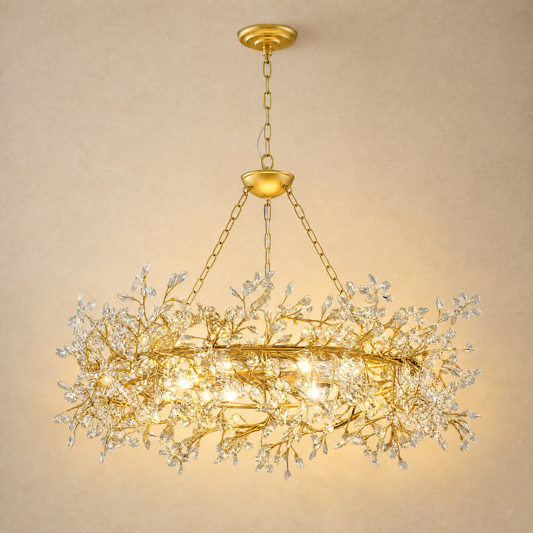 Pendant Light in gold