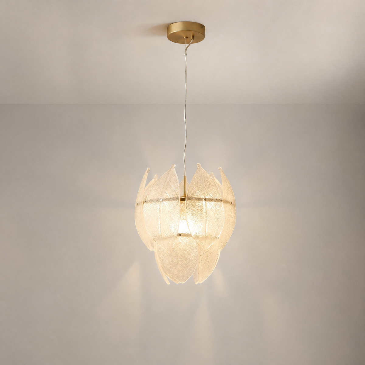 Yiosi Aster Ring Glass Chandelier 39.4"