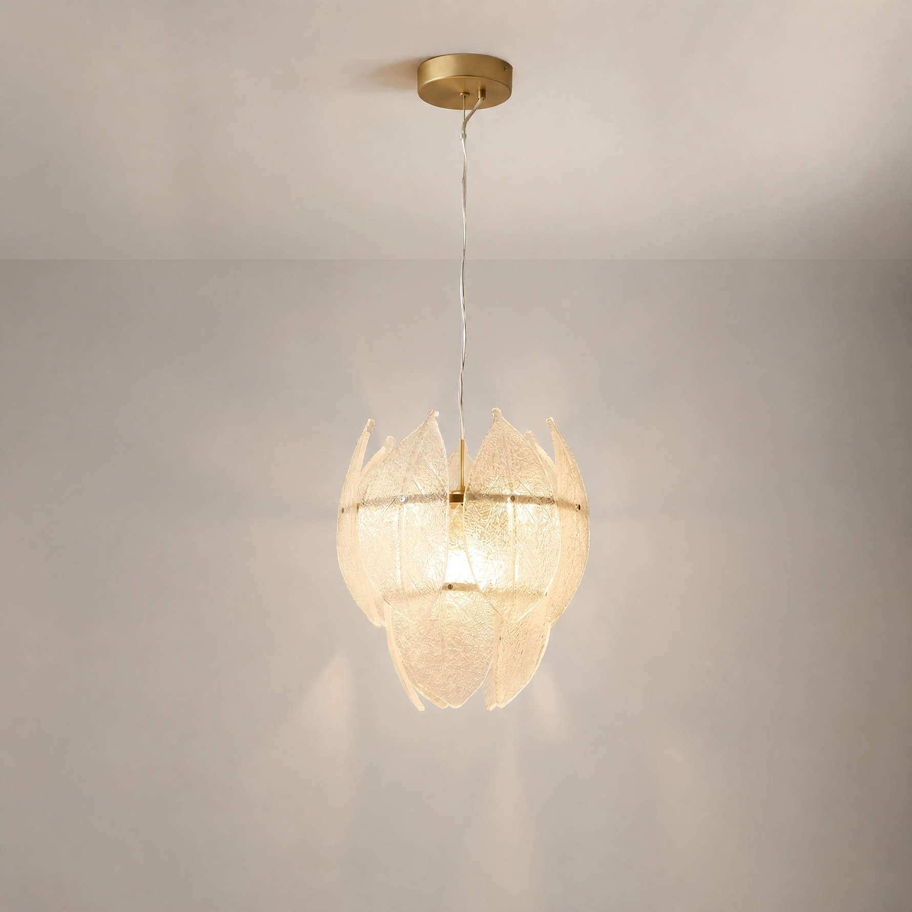 Yiosi Aster Ring Glass Chandelier 39.4"