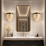 Yiosi Astoria Crystal Wall Sconce 10"