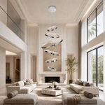 Yiosi Bryant Cascading Crystal Ring Chandelier