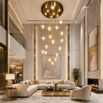 Yiosi Bubbles Grand Glass Chandelier