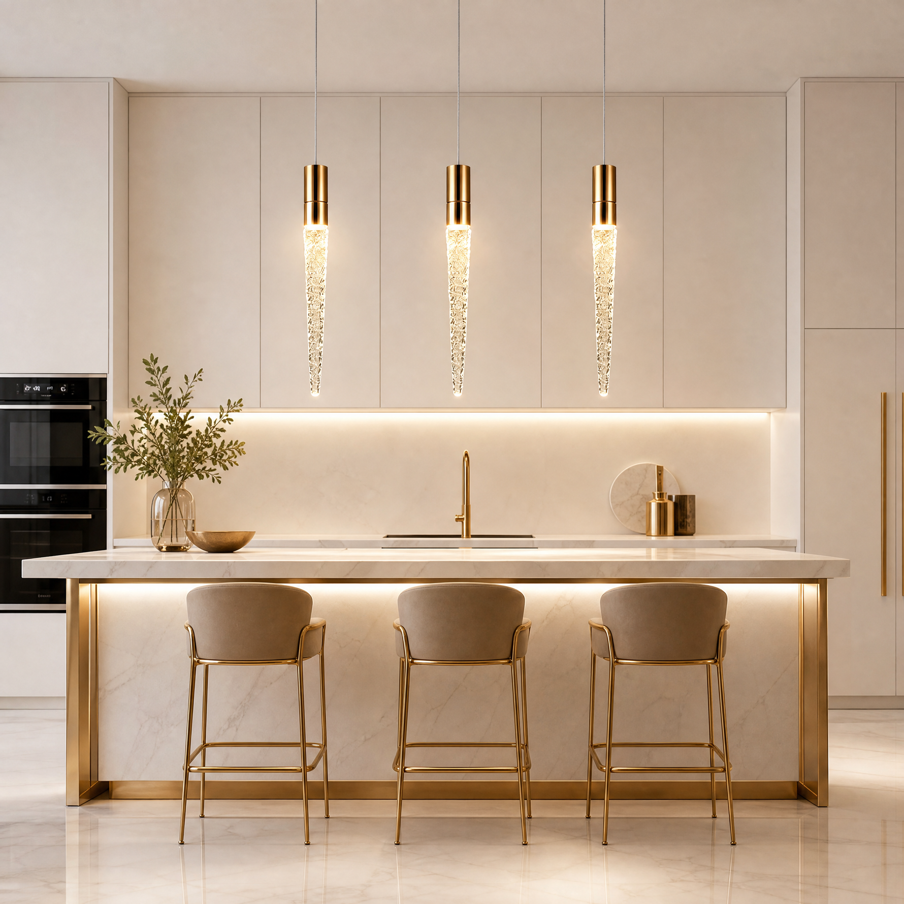 Yiosi Candlelight Mini Glass Pendant Light Style A