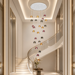 Yiosi Cascade Drop Cascading Glass Chandelier 31"