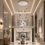 Yiosi Cascade Drop Cascading Glass Chandelier 31"