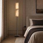 Yiosi Cloud Brocade Double Natural Stone Floor Lamp