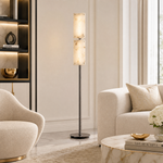 Yiosi Cloud Brocade Double Natural Stone Floor Lamp