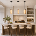 Yiosi Cloud Brocade Mini Natural Stone Pendant Light