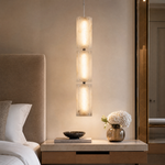 Yiosi Cloud Brocade Triple Natural Stone Pendant Light