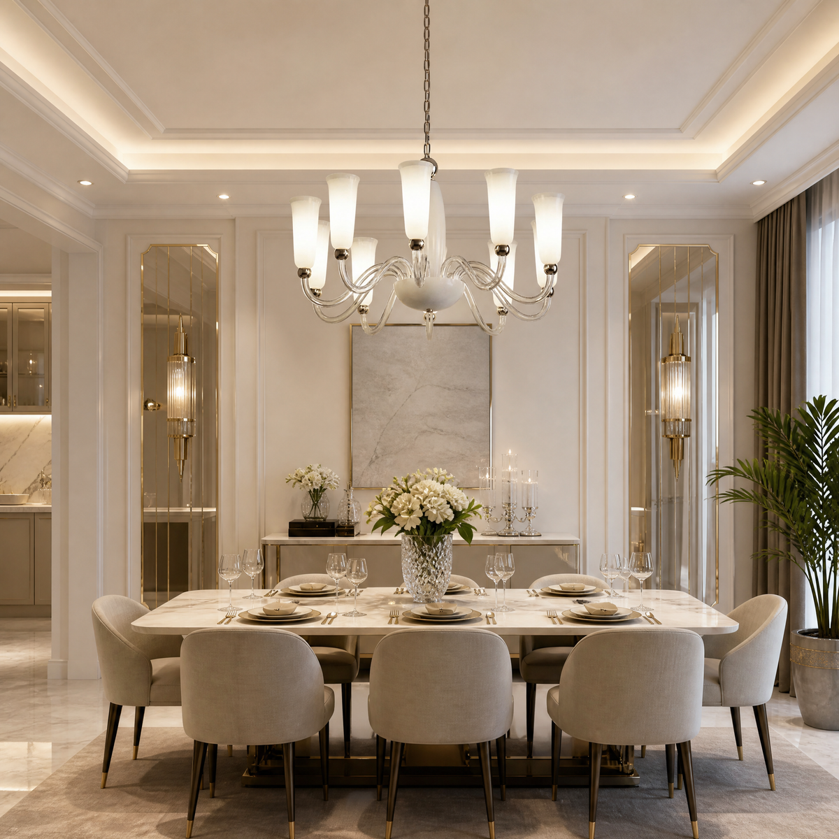 Yiosi Cristallo Crystal Chandelier 39"