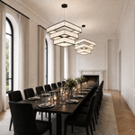 Yiosi Crystara 3-Tier Nested Metal Chandelier