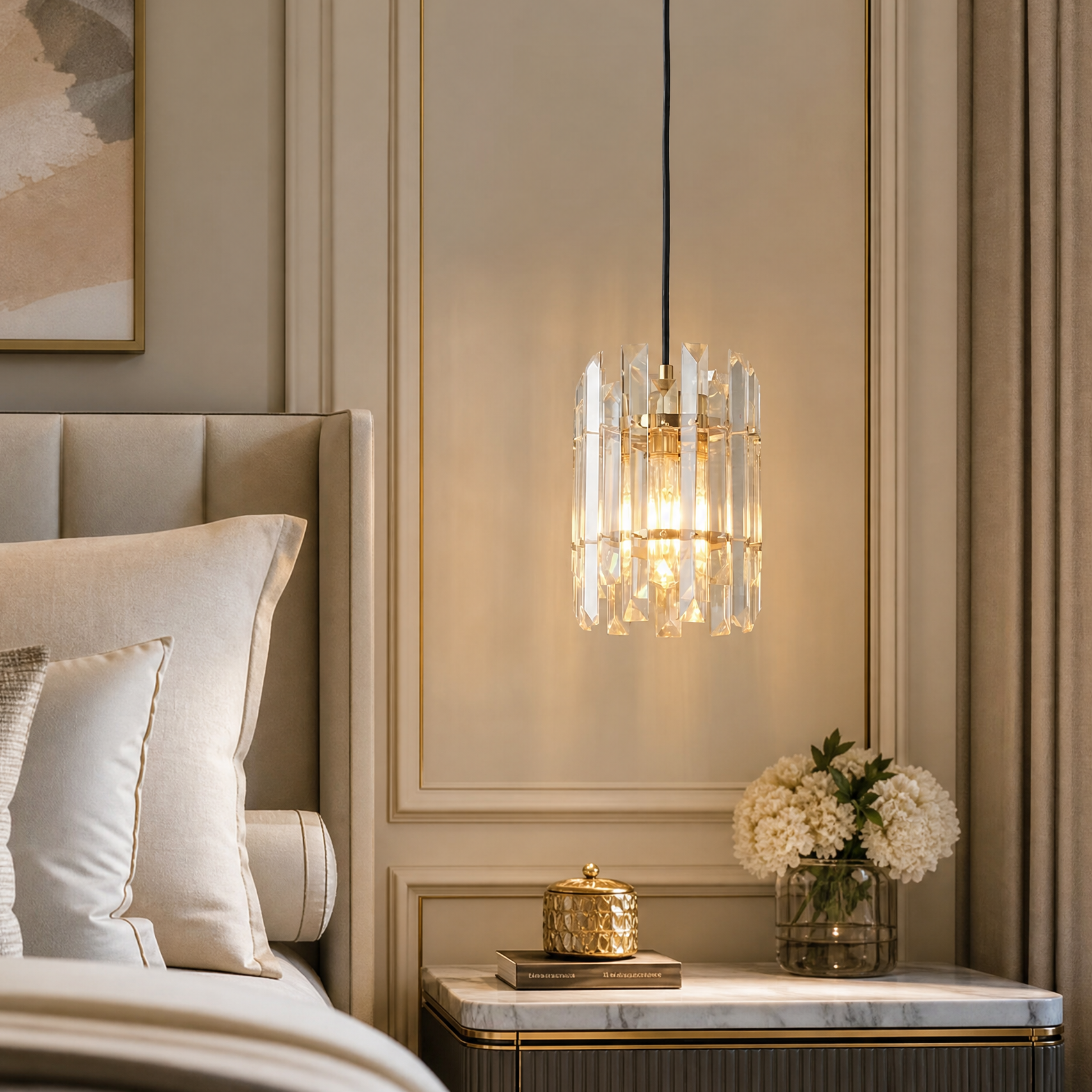 Yiosi Daisy Crystal Pendant Light