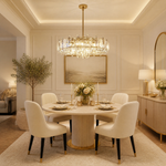 Yiosi Daisy Rock Crystal Chandelier