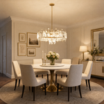 Yiosi Daisy Rock Crystal Chandelier