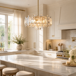 Yiosi Daisy Rock Crystal Chandelier