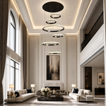 Yiosi Drake Cascading Ring Crystal Chandelier