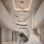 Yiosi Drake Cascading Ring Crystal Chandelier