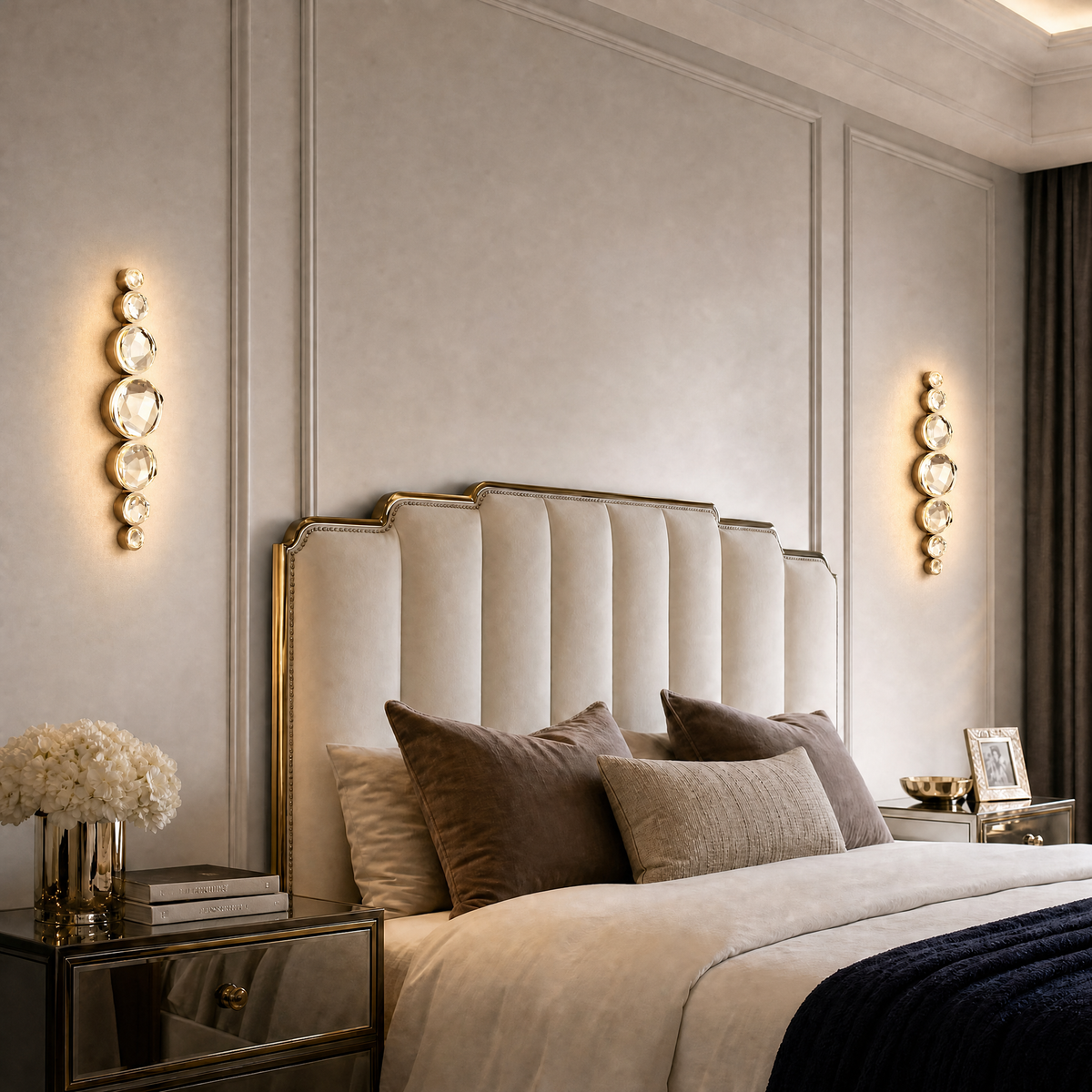 Yiosi Eclipse Crystal Modern Wall Sconce