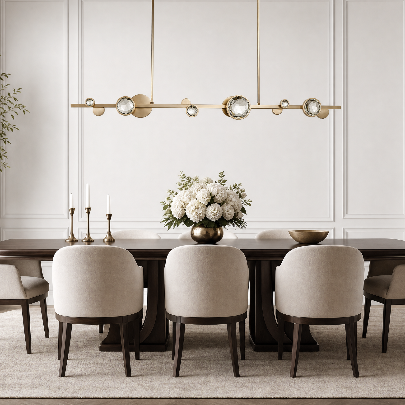 Yiosi Eclipse Linear Modern Chandelier
