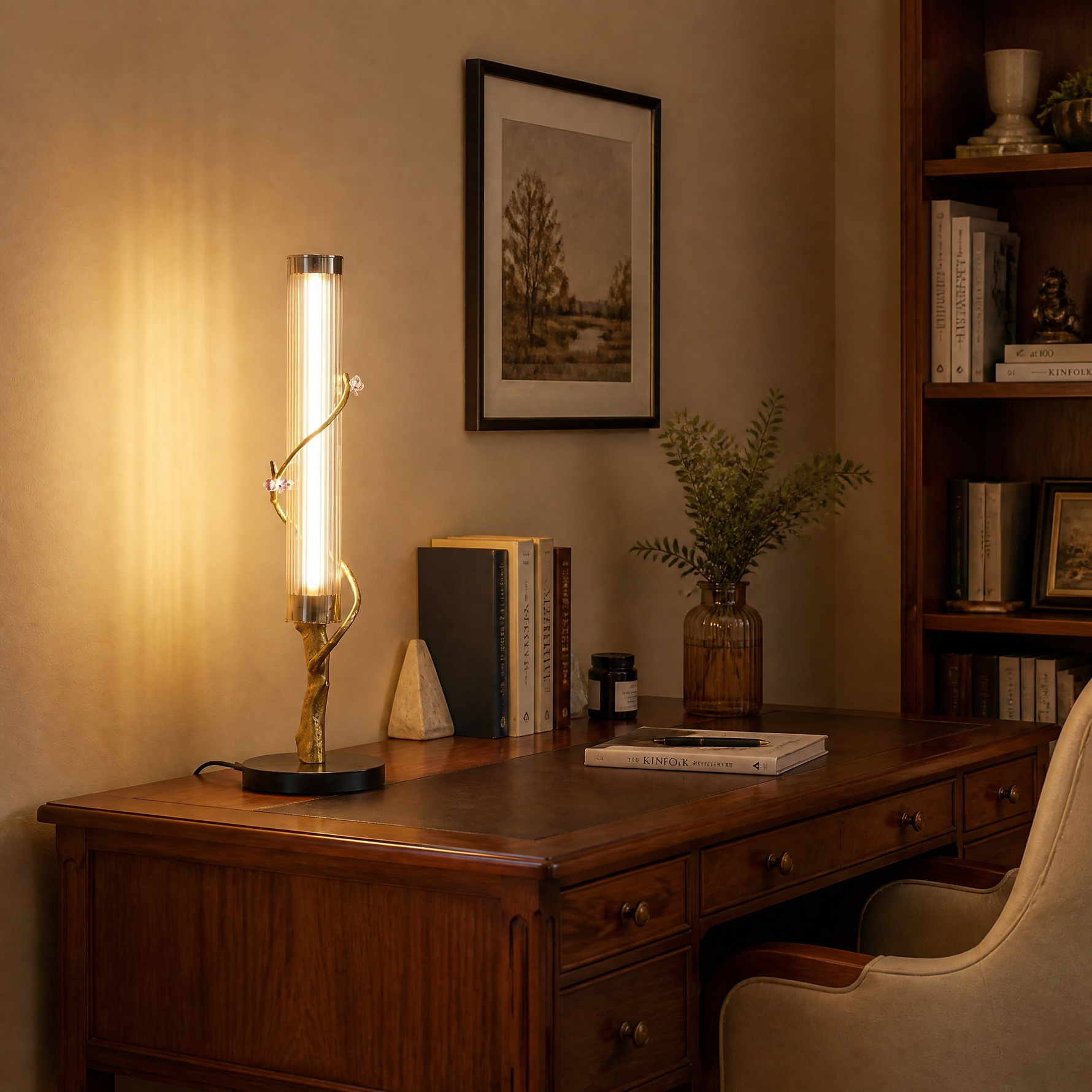 Yiosi Flowing Branch Mini Glass Table Lamp