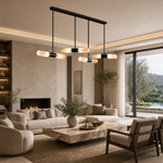 Yiosi Gemstones Linear Crystal Chandelier 59"
