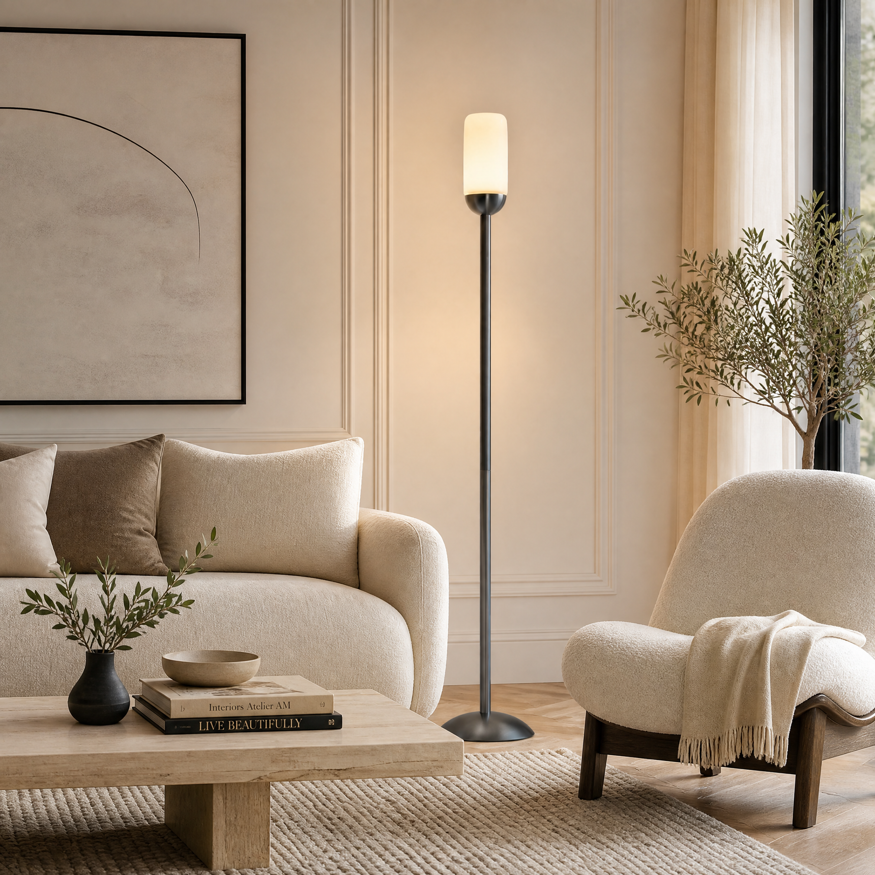 Yiosi Gemstones Mini Crystal Floor Lamp