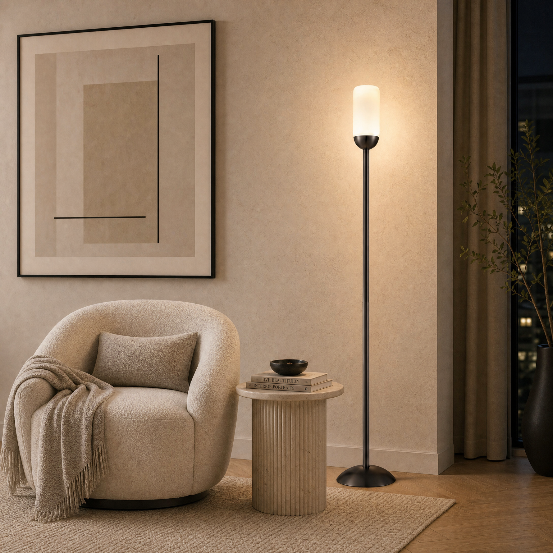 Yiosi Gemstones Mini Crystal Floor Lamp