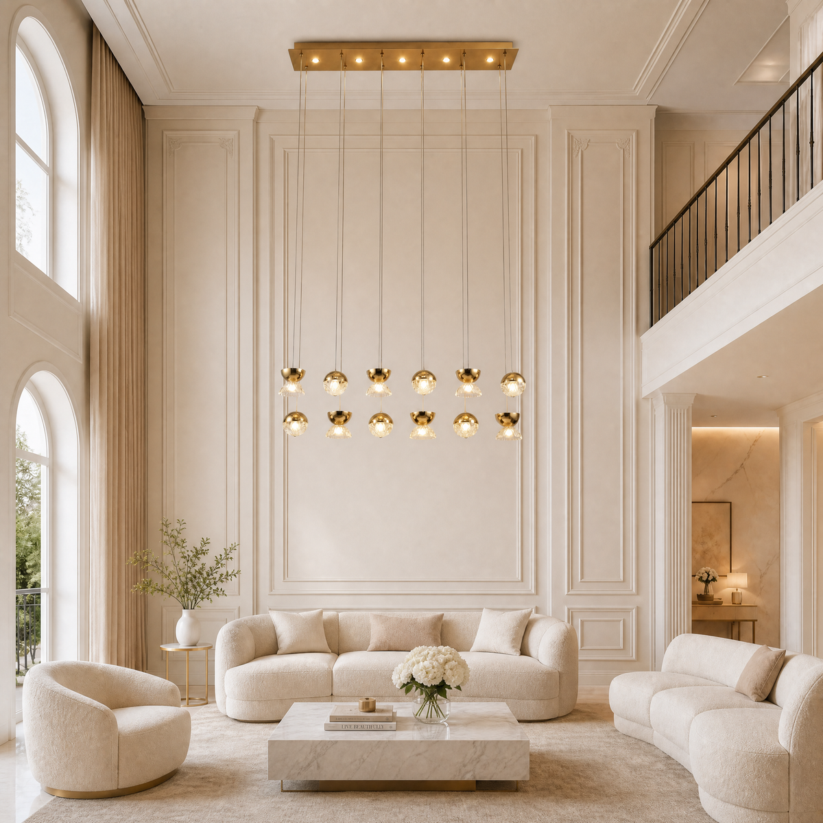 Yiosi Glorious Grand Cascading Crystal Chandelier