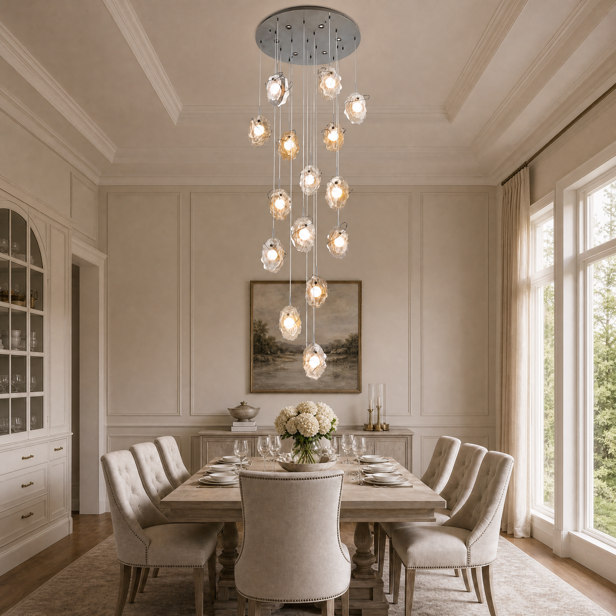 Yiosi Grape Glass Chandelier