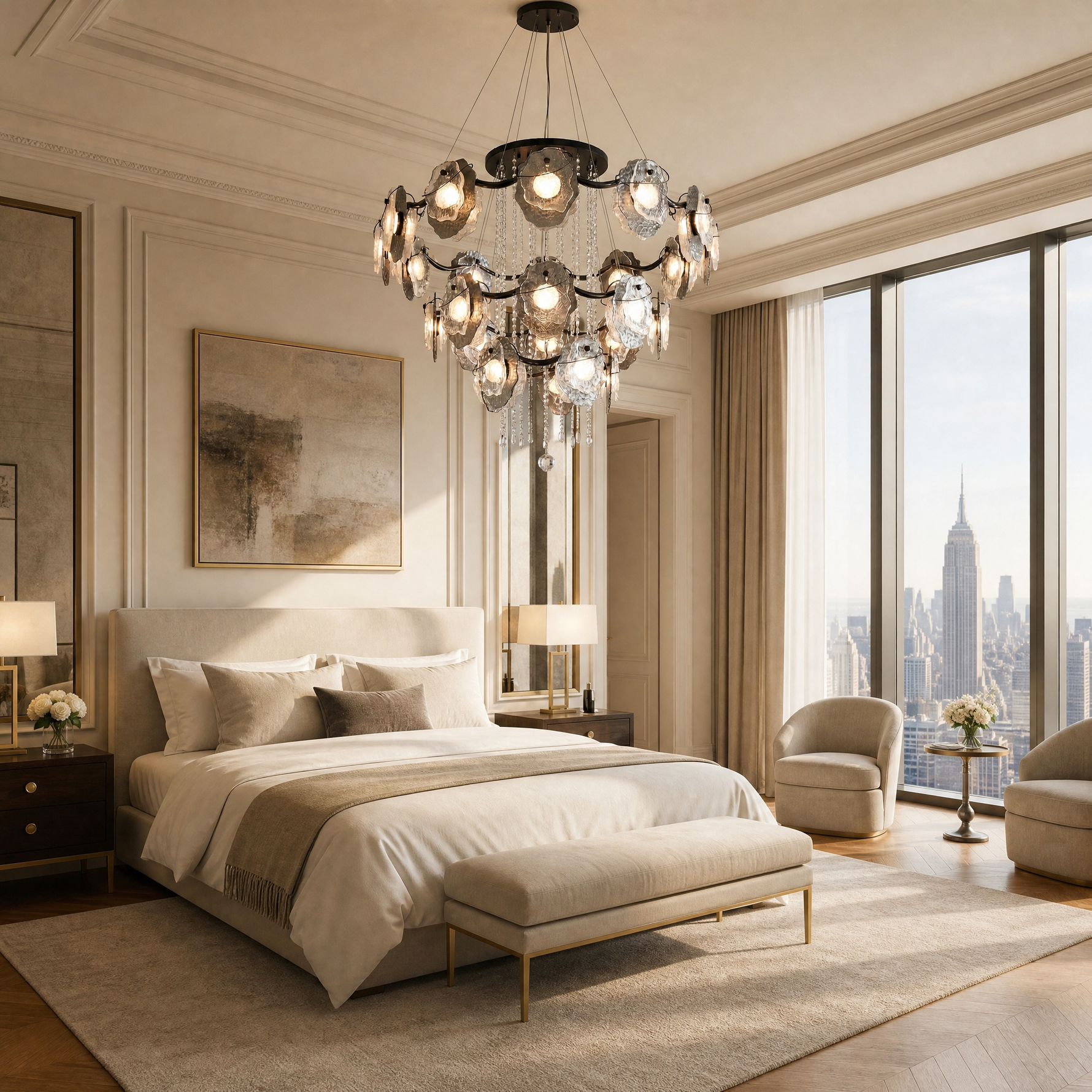 Yiosi Grape Nested Glass Chandelier