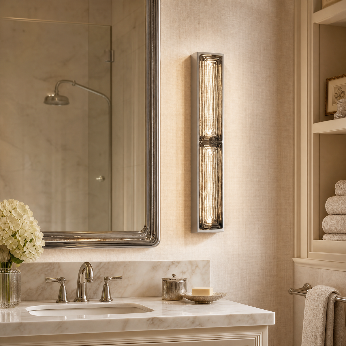 Yiosi Halo Double Glass Wall Sconce