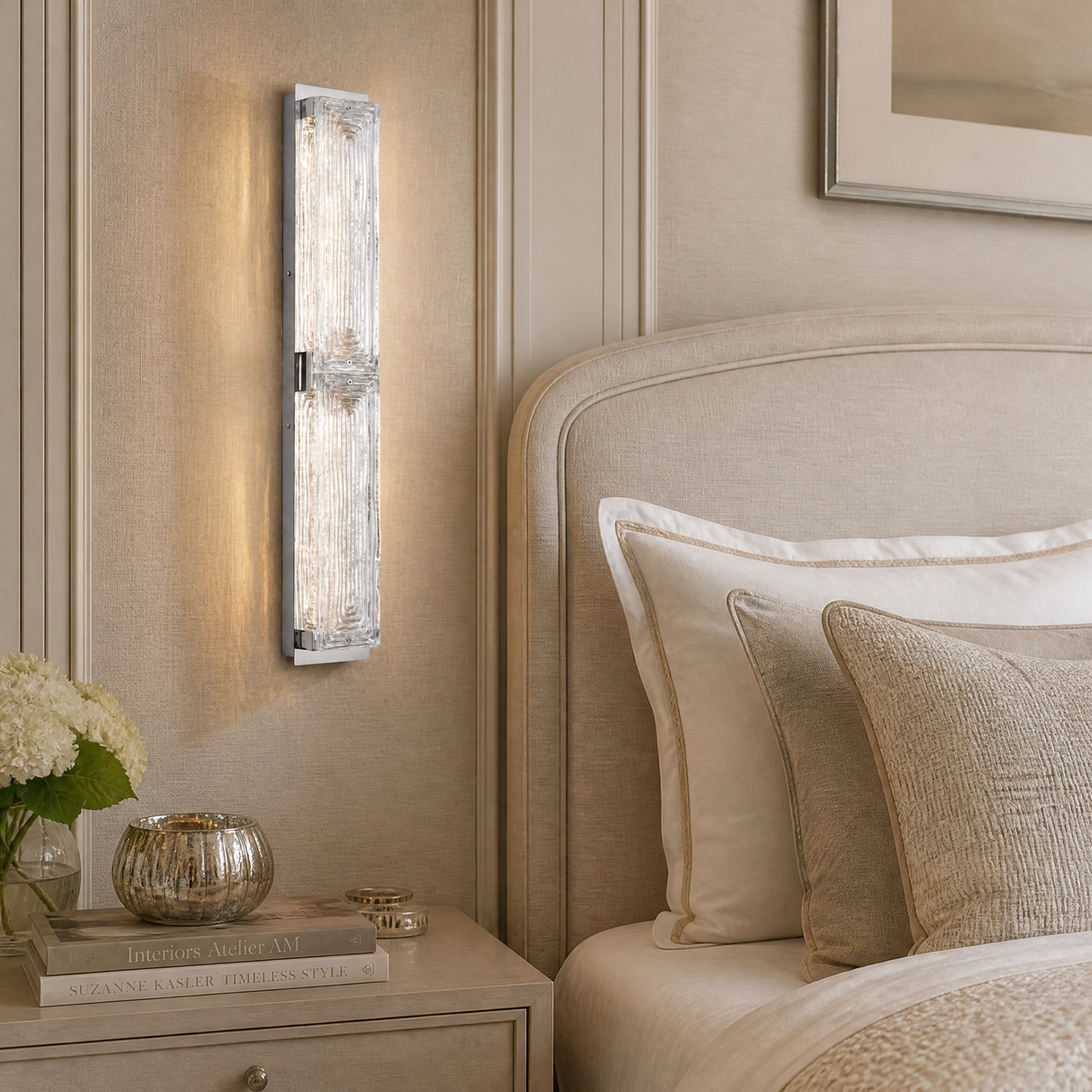 Yiosi Halo Double Glass Wall Sconce