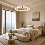 Yiosi Halo Glass Chandelier