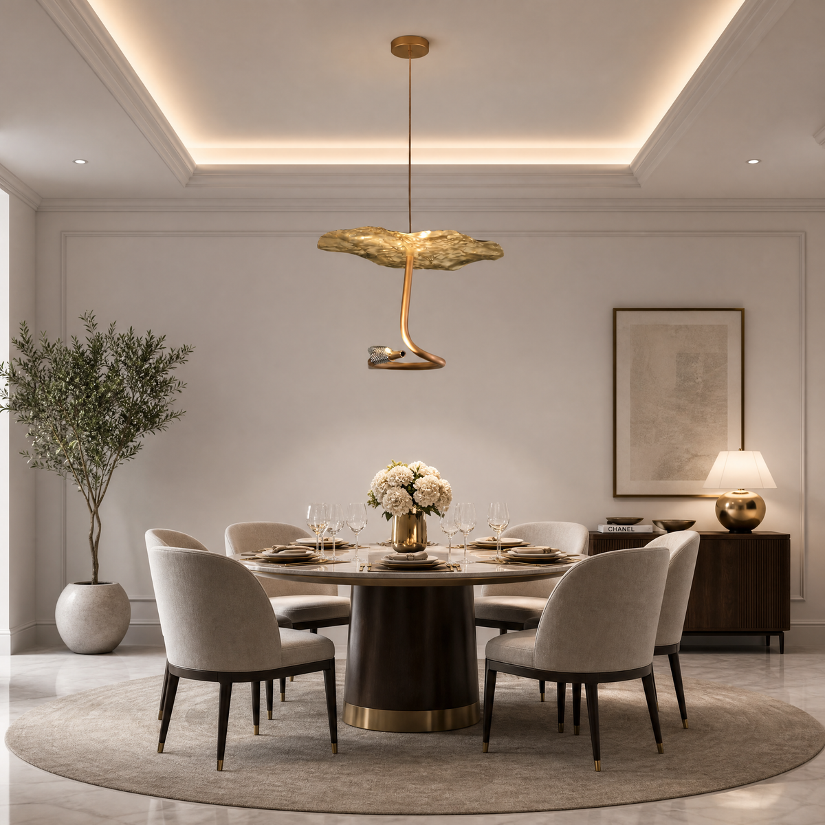 Yiosi Hayes Brass Pendant Light
