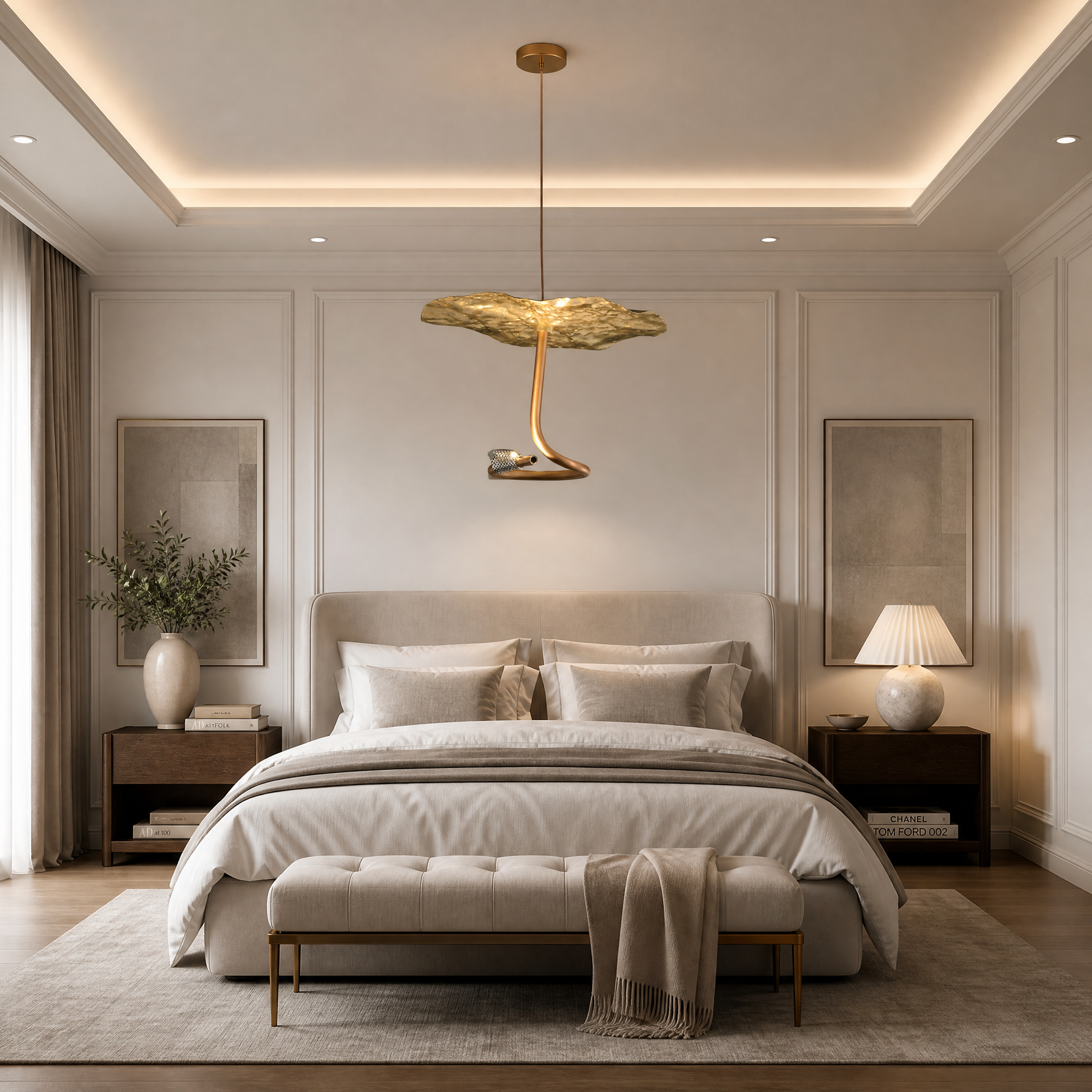 Yiosi Hayes Brass Pendant Light
