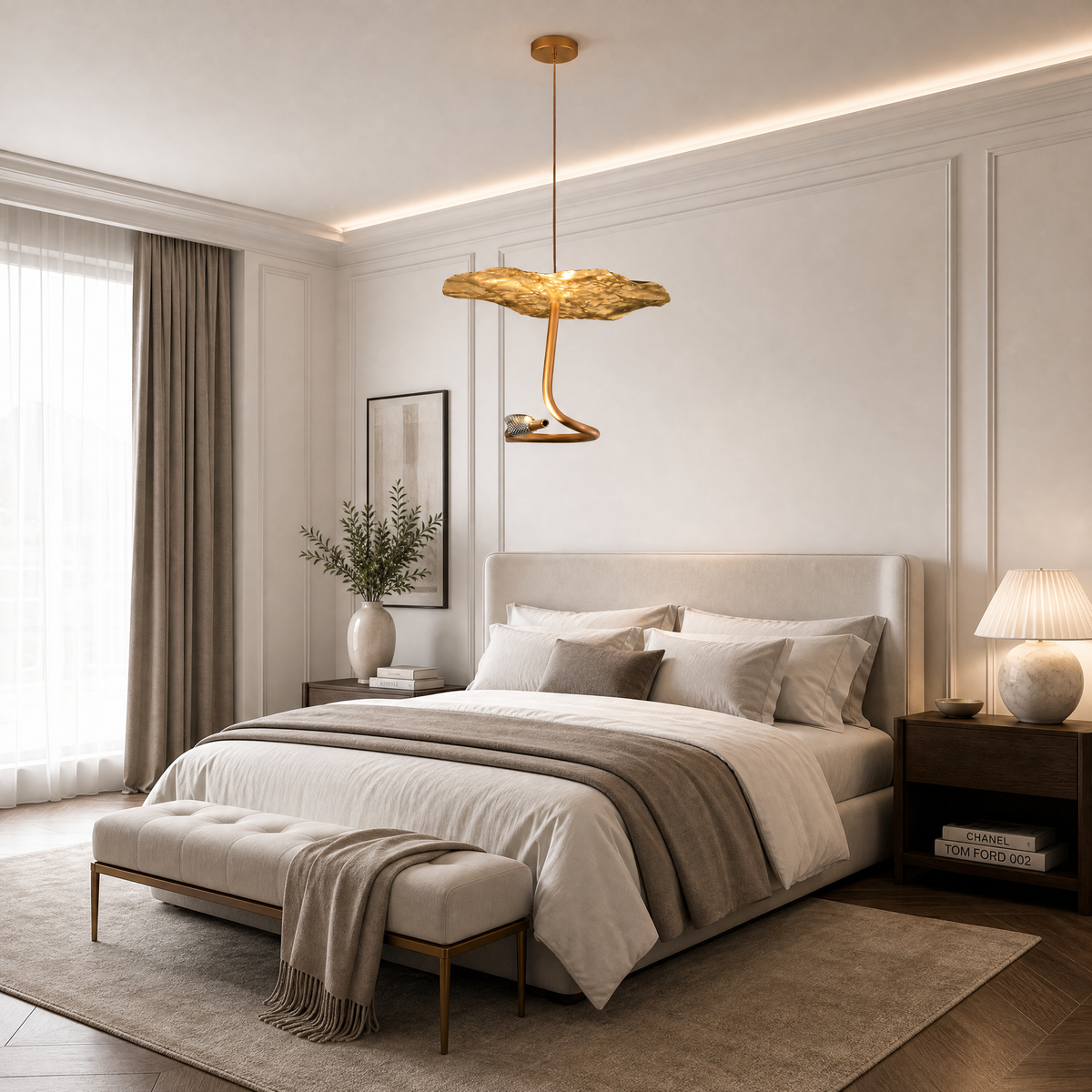 Yiosi Hayes Brass Pendant Light